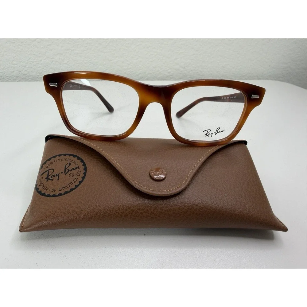 RAY-BAN BURBANK RB 5383 5944 Havana Opal Brown 52-19-145 New